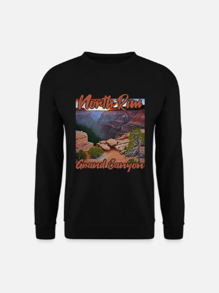 Sonnenuntergang North Rim Grand Canyon - Unisex Pullover - Schwarz