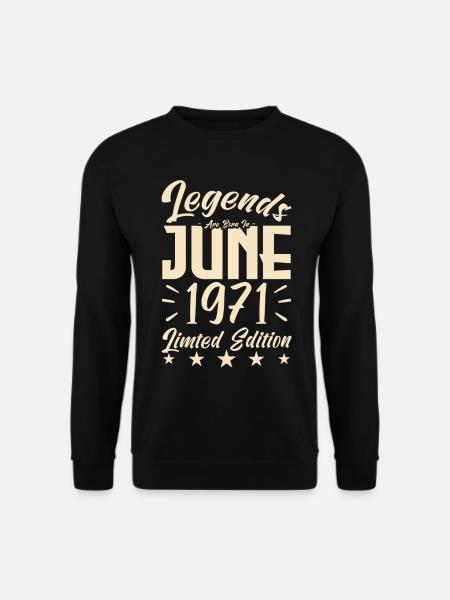 1971 births Birthday gift 1971. - Unisex Sweatshirt - black