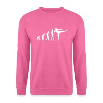 Evolution Kickboxen, MMA, Kampfsport - Unisex Pullover - Pink - Vorne