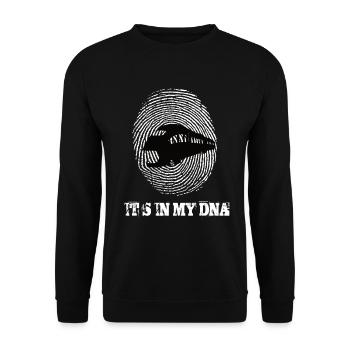 Entraîne son dans mon ADN - Sweat-shirt Unisexe - noir - Devant - Alina (178cm) & Michal (187cm)