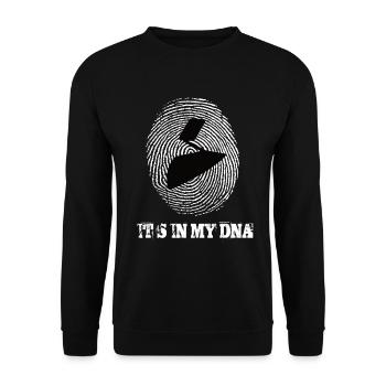 Mauern c’est dans mon ADN - Sweat-shirt Unisexe - noir - Devant - Alina (178cm) & Michal (187cm)