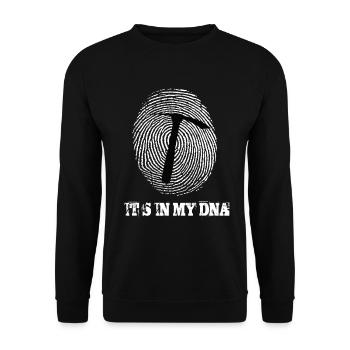 Road Construction Its In My Dna - Unisex Sweatshirt - black - Front - Alina (178cm) & Michal (187cm)