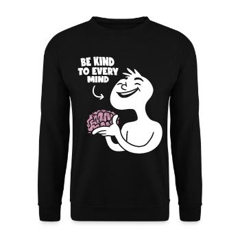 Seien Sie Freundlich Zu Jedem Geist National - Unisex Pullover - Schwarz - Vorne - Alina (178cm) & Michal (187cm)