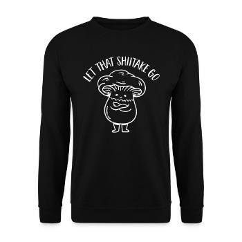 Cueilleur de champignons Chasseurs de champignons Amateurs de champignons Champignons Ferme de champignons - Sweat-shirt Unisexe - noir - Devant - Alina (178cm) & Michal (187cm)