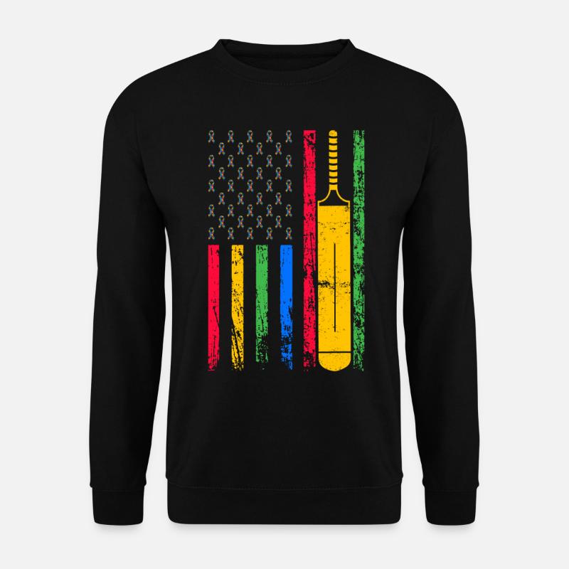 Drapeau sportif américain - Sweat-shirt Unisexe - noir