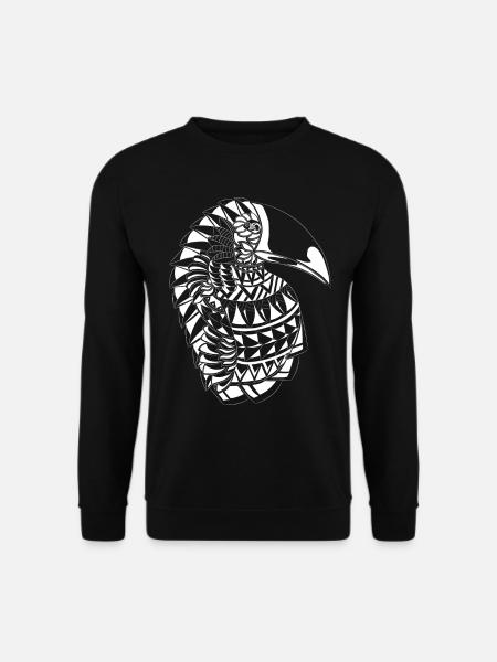 Oiseau toucan maori - Sweat-shirt Unisexe - noir