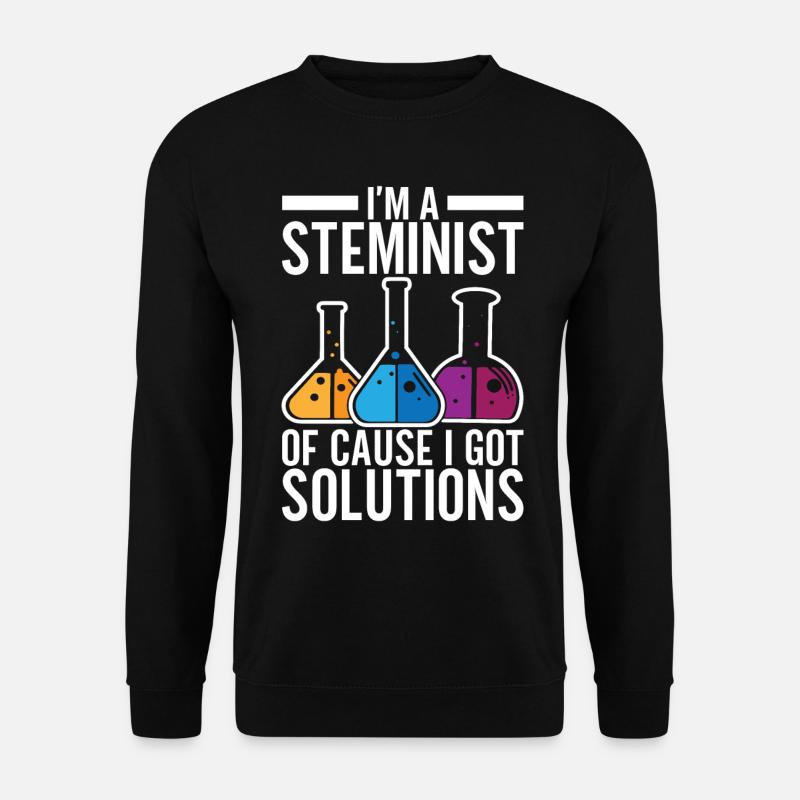 Steminist Women In Science - Unisex Pullover - Schwarz