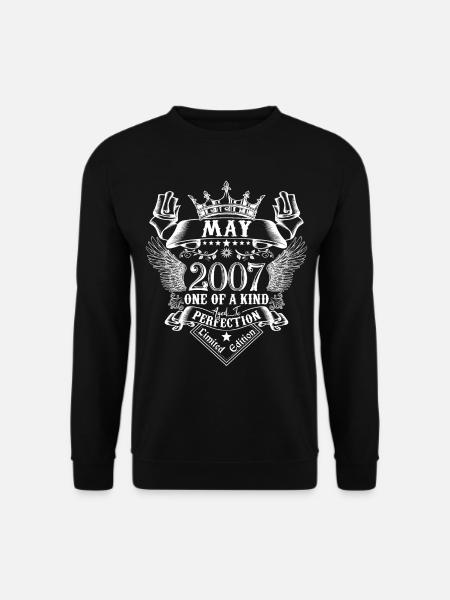 Mai 2007 Jubiläum Mai 2007 Mai - Unisex Pullover - Schwarz