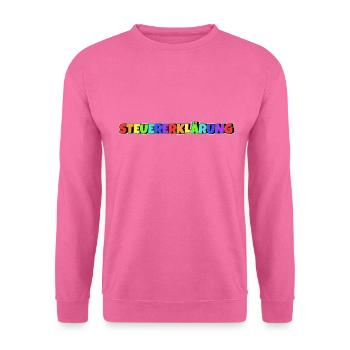 Steuererklärung - Unisex Pullover - Pink - Vorne