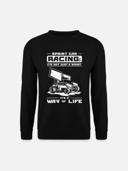 Sprint Car Dirt Track Racing - Unisex Sweatshirt - black