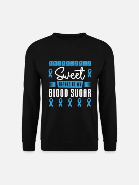 Diabetische Bauchspeicheldrüse - Unisex Pullover - Schwarz