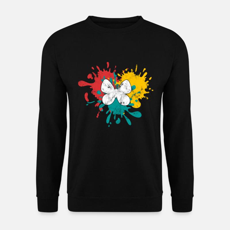 Schmetterling - Unisex Pullover - Schwarz