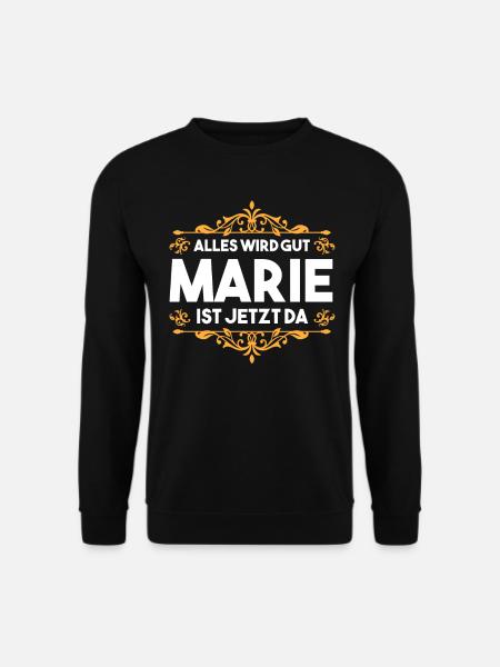 Marie - Unisex Pullover - Schwarz