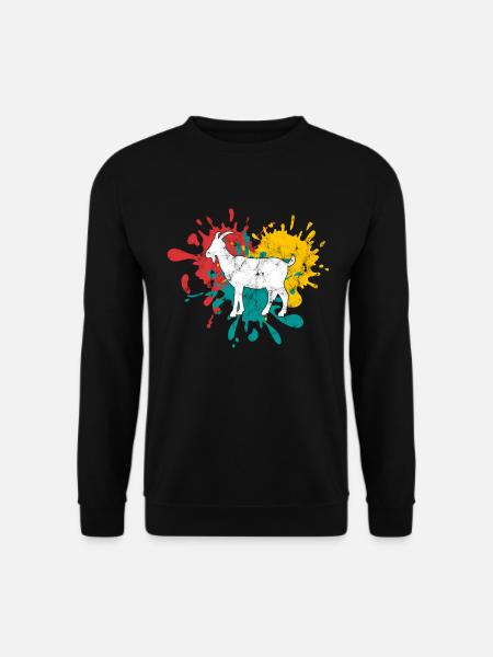 Goat Silhouette - Unisex Sweatshirt - black