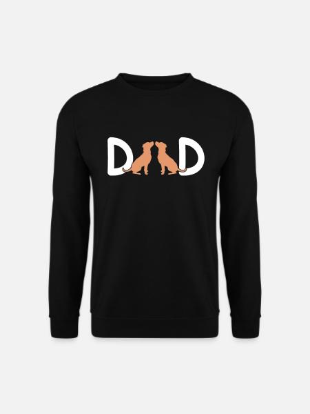 Chiens Papa - Sweat-shirt Unisexe - noir