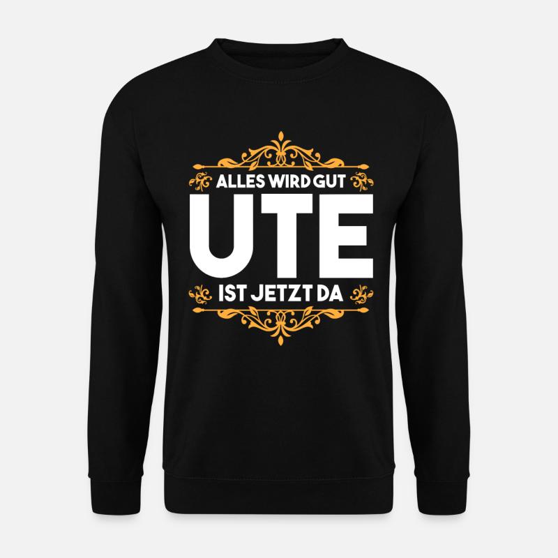 Ute - Unisex Pullover - Schwarz