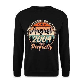 August 2004 anniversary 2004 legends August - Unisex Sweatshirt - black - Front - Alina (178cm) & Michal (187cm)