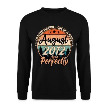 August 2012 anniversary 2012 legends August - Unisex Sweatshirt - black - Front - Alina (178cm) & Michal (187cm)