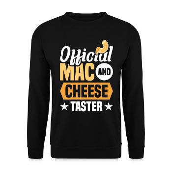 Macaroni au fromage macaroni et pâtes au fromage - Sweat-shirt Unisexe - noir - Devant - Alina (178cm) & Michal (187cm)