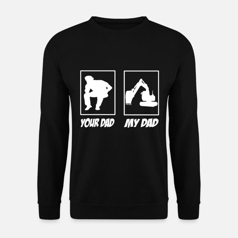 Baggerfahrer - Unisex Pullover - Schwarz