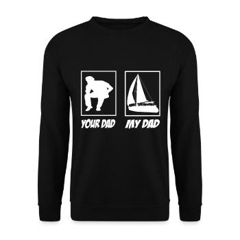 Voile - Sweat-shirt Unisexe - noir - Devant - Alina (178cm) & Michal (187cm)