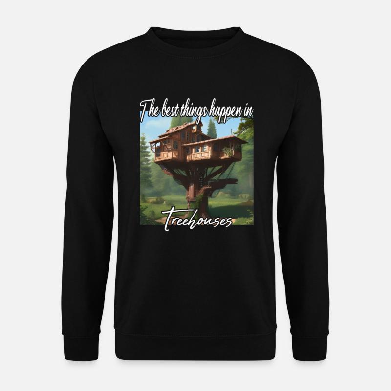 Baumhaus - Best Things Happen - Unisex Pullover - Schwarz