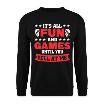 Langue des signes sourde Fierté sourde - Sweat-shirt Unisexe - noir - Devant - Alina (178cm) & Michal (187cm)