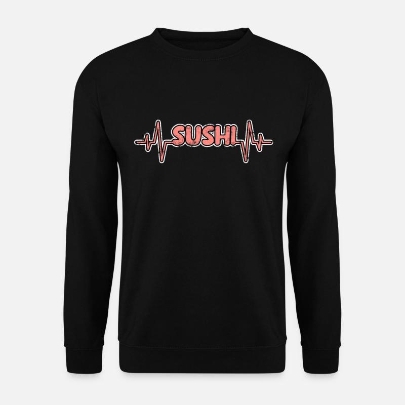 Sushi heartbeat - Unisex Sweatshirt - black