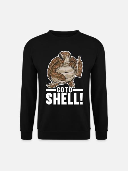 Angry Turtle - Unisex Pullover - Schwarz