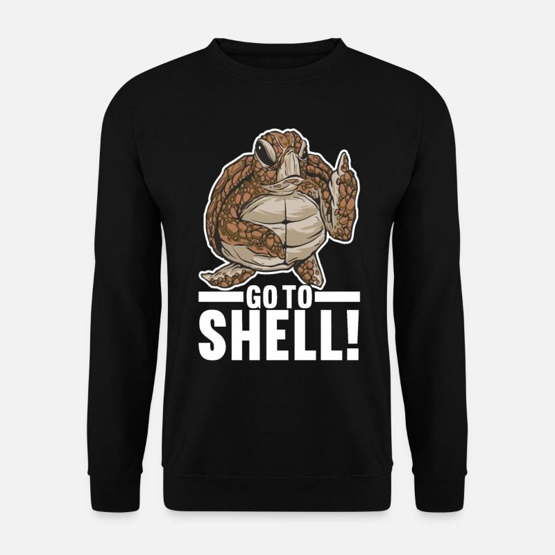 Angry Turtle - Unisex Sweatshirt - black