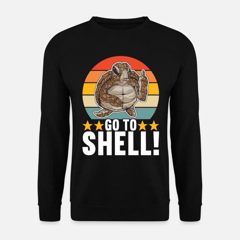 Angry Turtle - Unisex Sweatshirt - black