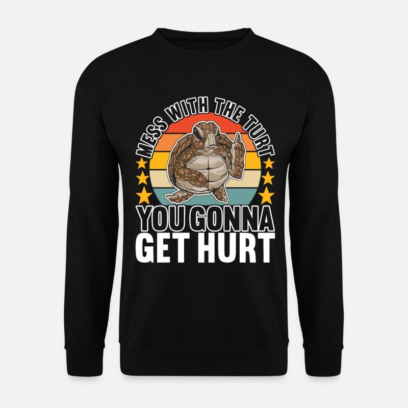 Angry Turtle - Unisex Sweatshirt - black