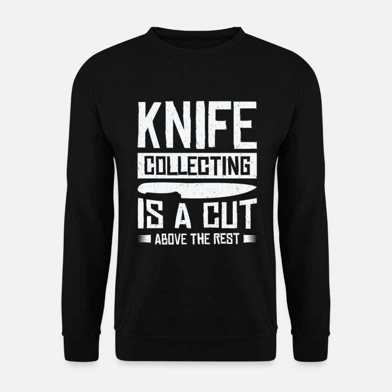 Couteaux collecteurs de couteaux - Sweat-shirt Unisexe - noir