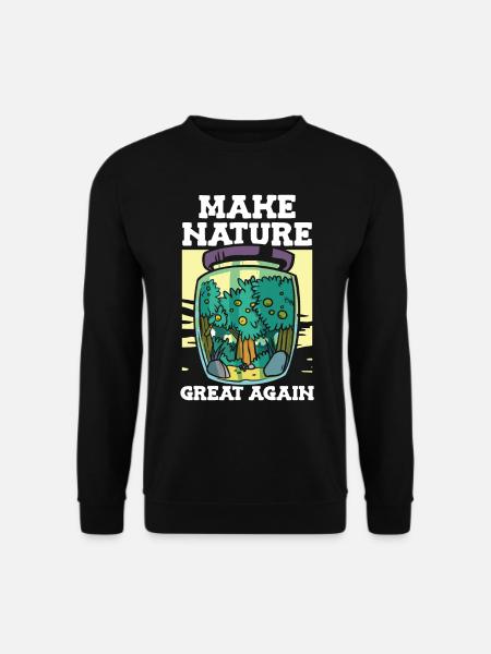 Rendre sa grandeur à la nature Arbre fruitier - Sweat-shirt Unisexe - noir