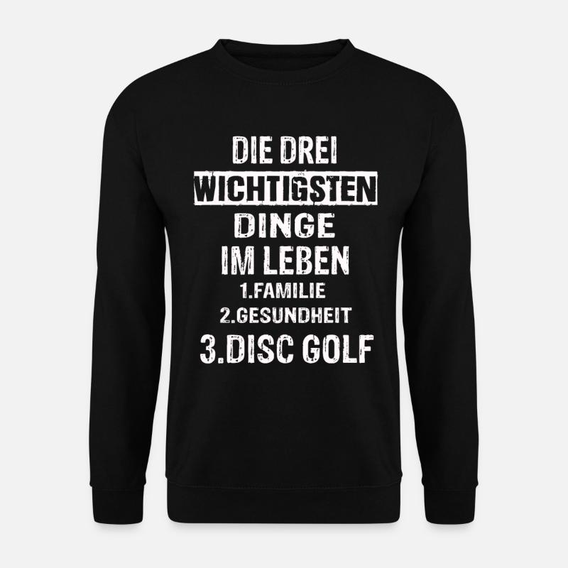 Disc Golf - Unisex Pullover - Schwarz