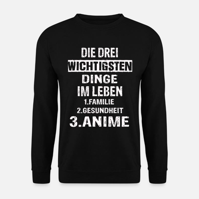 Anime - Unisex Pullover - Schwarz