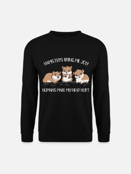 Pet Rodent Hamster Lover - Unisex Sweatshirt - black