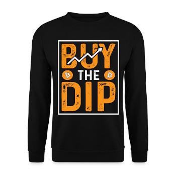 Kaufen Sie The Dip Crypto - Unisex Pullover - Schwarz - Vorne - Alina (178cm) & Michal (187cm)
