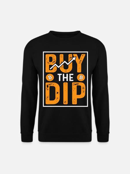Buy The Dip Crypto - Unisex Sweatshirt - black