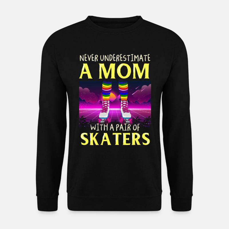 Inline Skater - Unisex Pullover - Schwarz