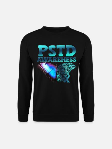 Pstd awareness Post-traumatic - Unisex Sweatshirt - black