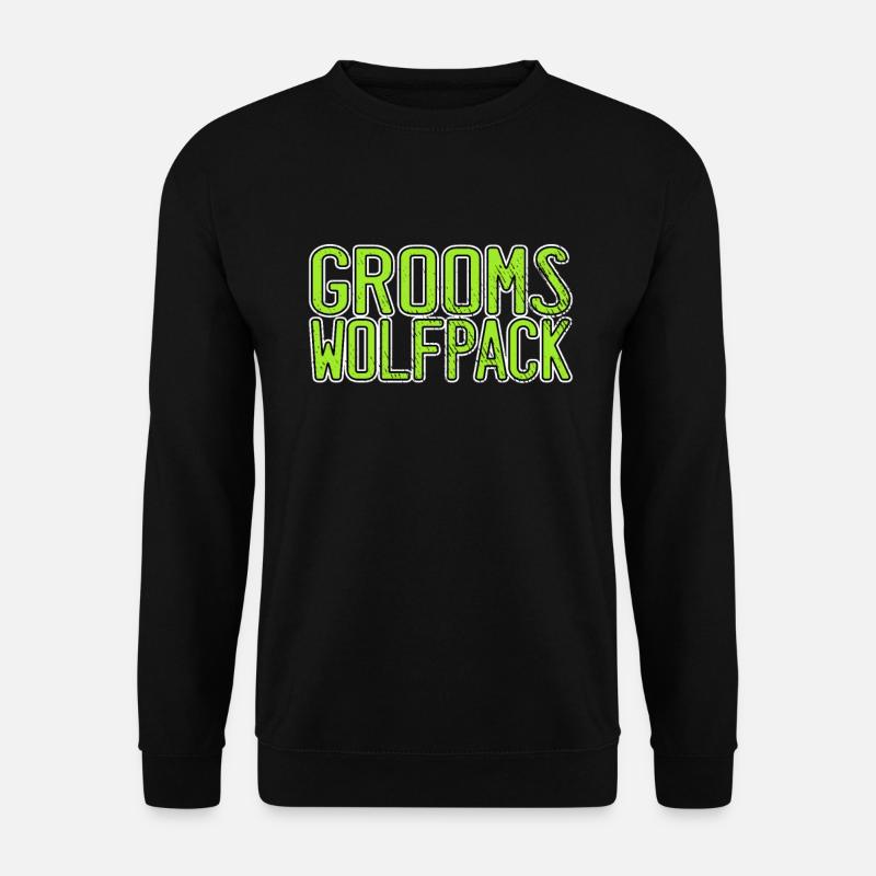 Bräutigam`s Wolfsrudel - Unisex Pullover - Schwarz