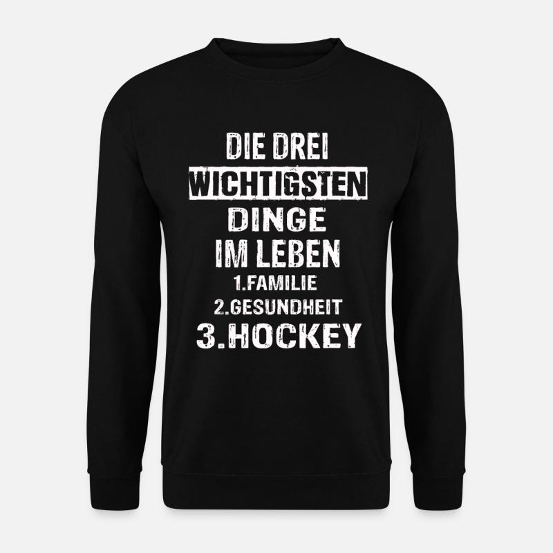 Hockey - Unisex Pullover - Schwarz