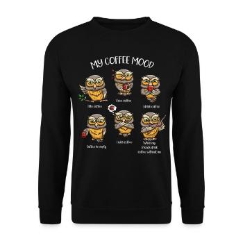 Amoureux des oiseaux sauvages - Sweat-shirt Unisexe - noir - Devant - Alina (178cm) & Michal (187cm)