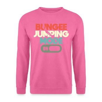 Bungee-jumping-modus Auf Bungee-jumper-adrenalin - Unisex Pullover - Pink - Vorne