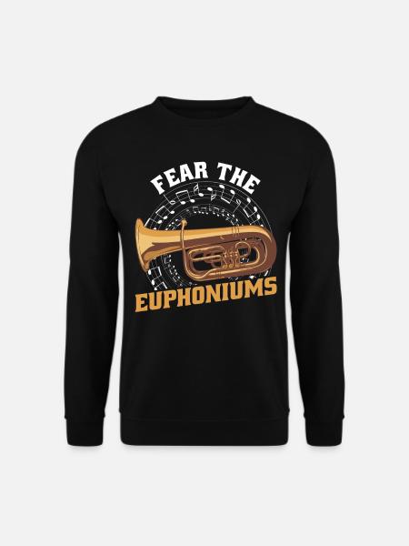Euphonium Euphoniumspieler Blechbläser Euphonist - Unisex Pullover - Schwarz
