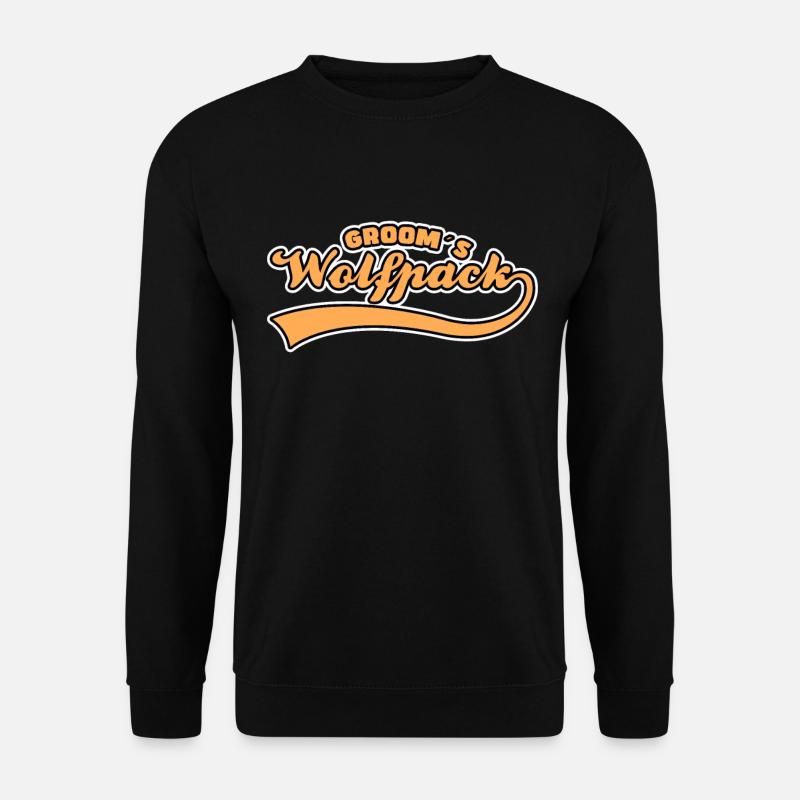 Groom's Wolf Pack - Unisex Sweatshirt - black
