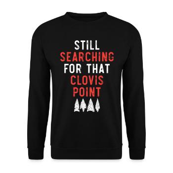 Toujours à la recherche du Clovis Point Pfe - Sweat-shirt Unisexe - noir - Devant - Alina (178cm) & Michal (187cm)