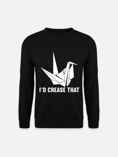 Origami - Unisex Sweatshirt - black