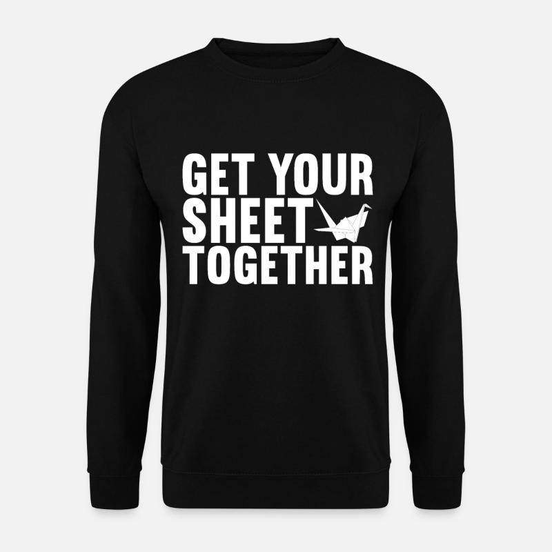 Origami - Unisex Sweatshirt - black
